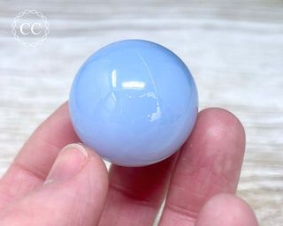 Blue Chalcedony Sphere #9
