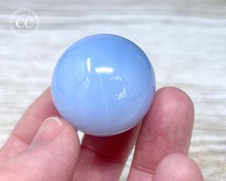 Blue Chalcedony Sphere #9