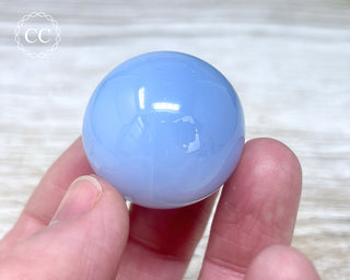Blue Chalcedony Sphere #9