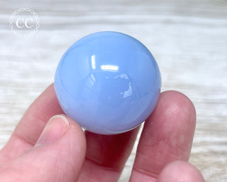 Blue Chalcedony Sphere #9