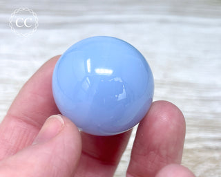 Blue Chalcedony Sphere #9