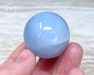 Blue Chalcedony Sphere #10