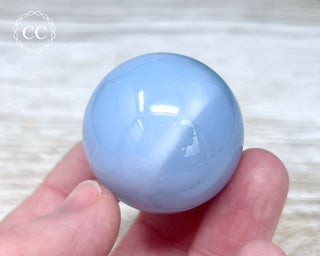 Blue Chalcedony Sphere #10