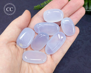 Blue Chalcedony Tumbled Crystal