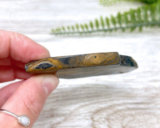 Blue Gold Tigers Eye Slice #2