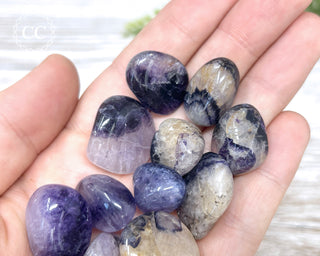 Blue John Fluorite Tumbled Crystal