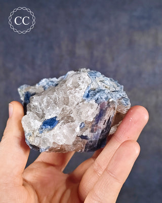 Blue Kyanite in Quartz #10