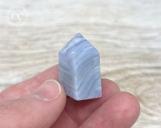 Blue Lace Agate Small Tower #12