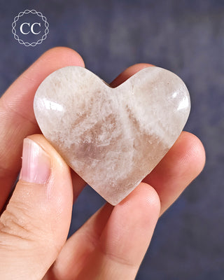 Blue Moonstone | Peristerite Heart #1