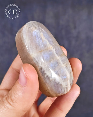 Blue Moonstone | Peristerite Palm Stone #2