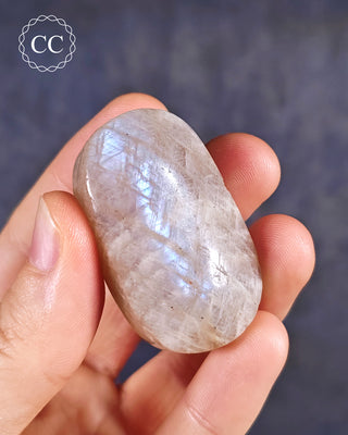 Blue Moonstone | Peristerite Palm Stone #4