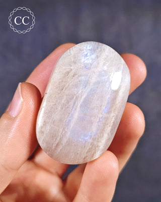 Blue Moonstone | Peristerite Palm Stone #5
