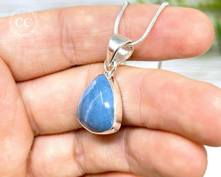 Blue Opal Silver Necklace #3