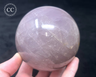 Blue Rose Quartz Sphere #1