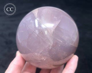 Blue Rose Quartz Sphere #1