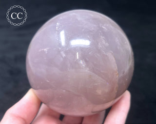 Blue Rose Quartz Sphere #1