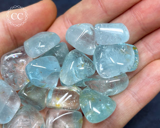 Blue Topaz A Grade Tumbled Crystal