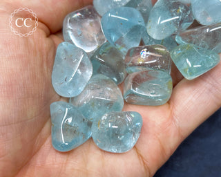 Blue Topaz A Grade Tumbled Crystal