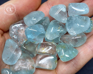 Blue Topaz A Grade Tumbled Crystal