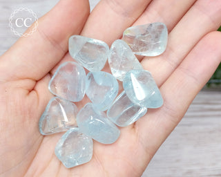 Blue Topaz A Grade Tumbled Crystal