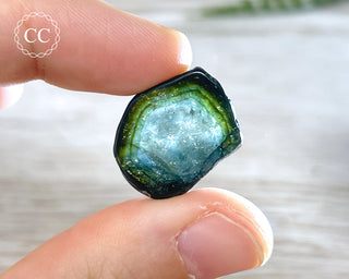 Blue Watermelon Tourmaline Polished Crystal #3