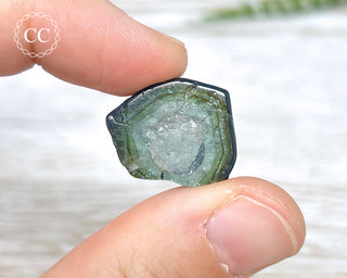 Blue Watermelon Tourmaline Polished Crystal #2