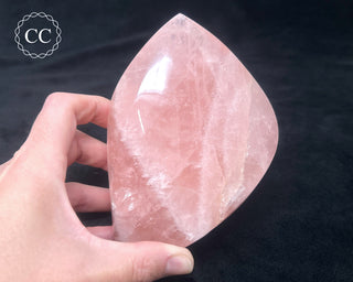 Brazilian Rose Quartz Flame #1