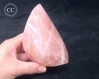 Brazilian Rose Quartz Flame #1