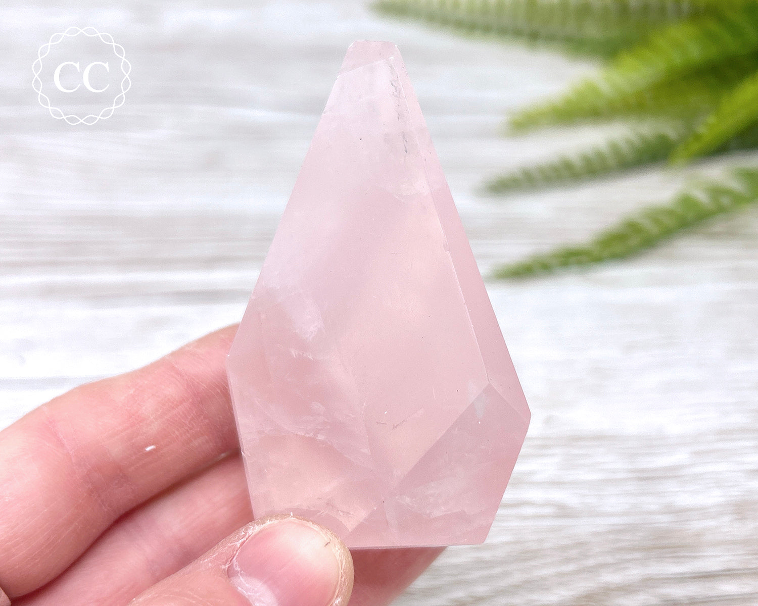 Rose Quartz Freeform #2 – The Citrine Circle
