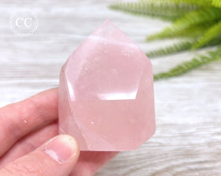 Brazilian Rose Quartz Tower #2