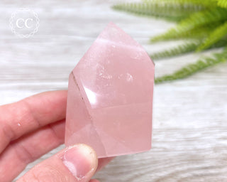 Brazilian Rose Quartz Tower #2