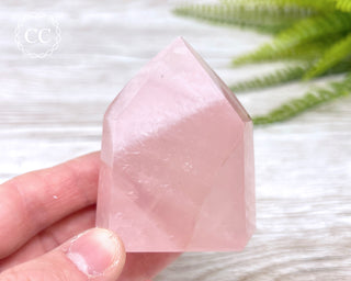 Brazilian Rose Quartz Tower #2