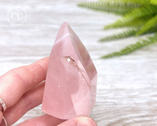 Brazilian Rose Quartz Tower #2