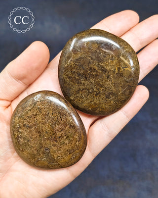 Bronzite Palm Stone