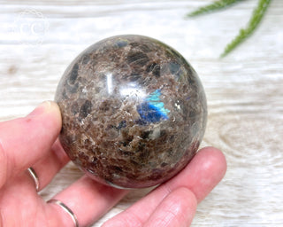 Brown Larvikite Sphere #2