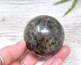 Brown Larvikite Sphere #3