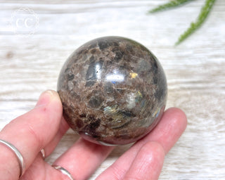 Brown Larvikite Sphere #4