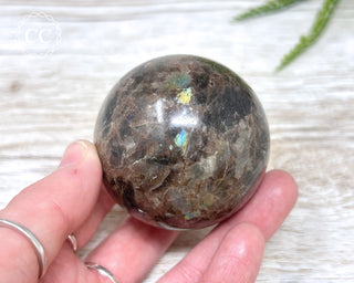 Brown Larvikite Sphere #4