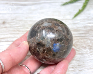 Brown Larvikite Sphere #4