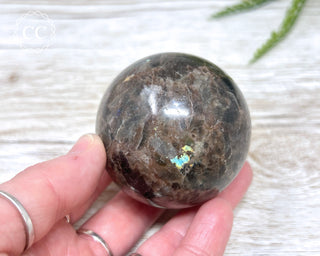 Brown Larvikite Sphere #4