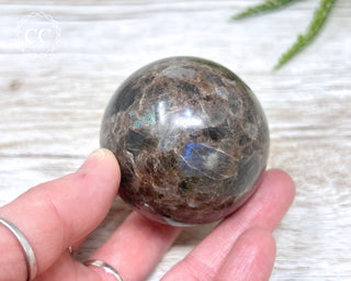 Brown Larvikite Sphere #4