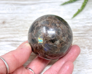 Brown Larvikite Sphere #4