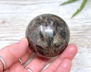 Brown Larvikite Sphere #4