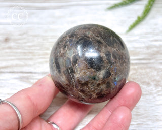 Brown Larvikite Sphere #4