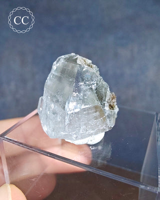 Calcite Crystal with Marcasite inclusions #9
