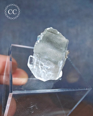 Calcite Crystal with Marcasite inclusions #9