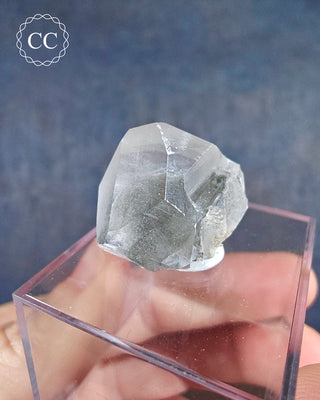 Calcite Crystal with Marcasite inclusions #10