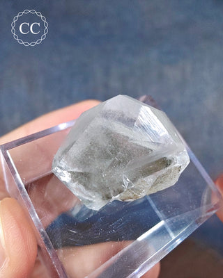 Calcite Crystal with Marcasite inclusions #10