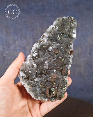 Calcite with Pyrite - Daye Mine, Hubei #1