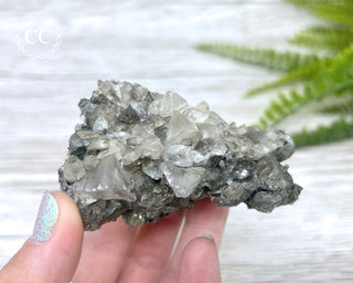 Calcite with Chalcophanite - Herculano Mine, Spain #2